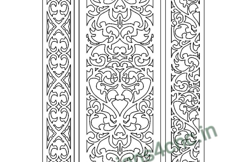 Cnc door jali designs dxf file - DESIGNS4CNC