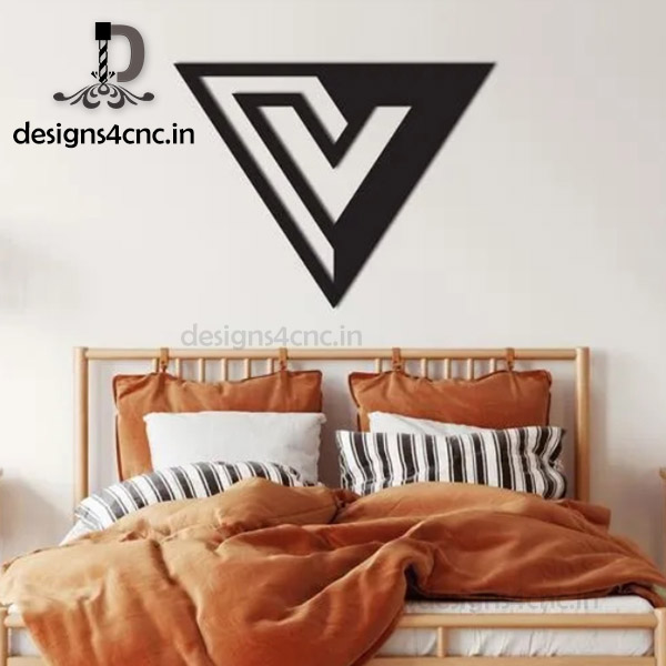 v logo design